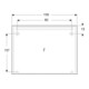 Geberit Miroir lumineux Option Basic éclairage supérieur, 120x90 cm-2