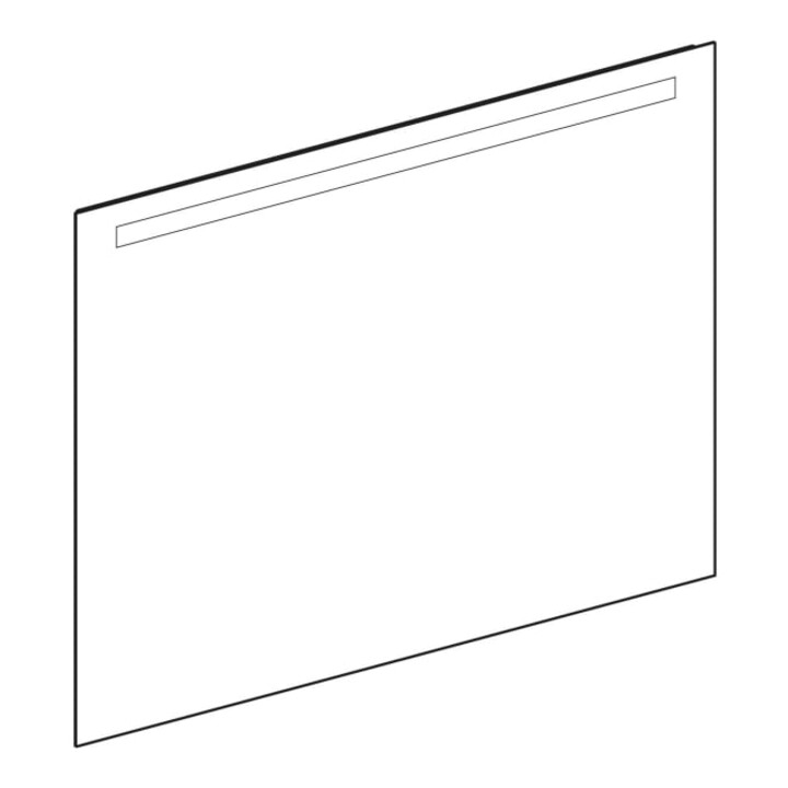 Geberit Miroir lumineux Option Basic éclairage supérieur, 120x90 cm