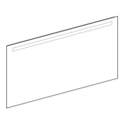 Geberit Miroir lumineux Option Basic éclairage supérieur, 140x70 cm-2