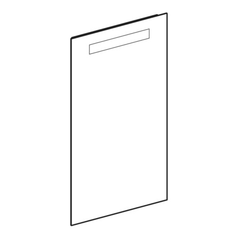 Geberit Miroir lumineux Option Basic éclairage supérieur, 40x70 cm