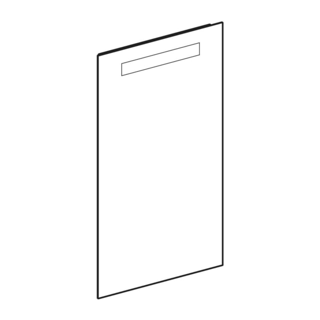 Geberit Miroir lumineux Option Basic éclairage supérieur, 40x70 cm