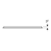 Geberit Miroir lumineux Option Basic éclairage supérieur, 80x70 cm-2