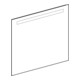 Geberit Miroir lumineux Option Basic éclairage supérieur, 80x70 cm