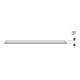 Geberit Miroir lumineux Option Basic éclairage supérieur, 80x70 cm