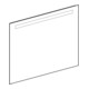 Geberit Miroir lumineux Option Basic éclairage supérieur, 90x70 cm