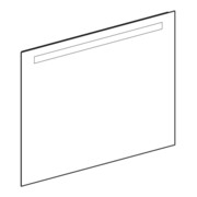Geberit Miroir lumineux Option Basic éclairage supérieur, 90x70 cm-4