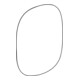 Geberit Miroir lumineux Option Oval 80x60 cm, éclairage indirect