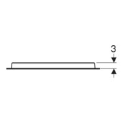Geberit Miroir lumineux Option Oval 80x60 cm, éclairage indirect-4