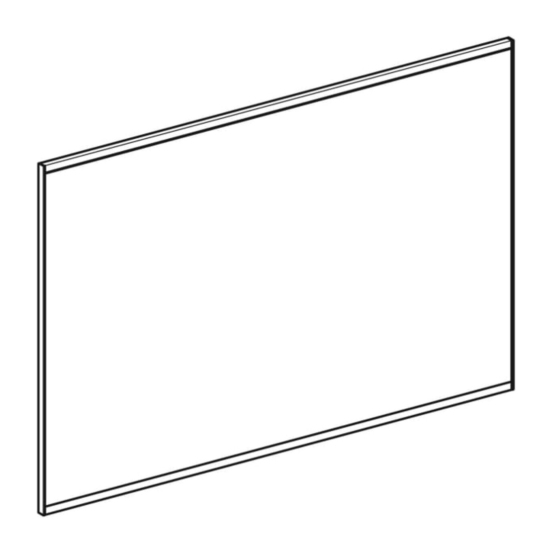 Geberit Miroir lumineux Option Plus 105x70 cm, alu anodisé, éclairage dir./ind.