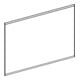 Geberit Miroir lumineux Option Plus 105x70 cm, avec éclairage direct/indirect, aluminium