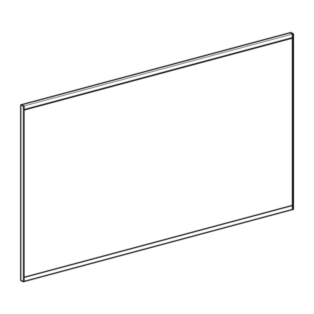 Geberit Miroir lumineux Option Plus 120x70 cm, avec éclairage direct/indirect, aluminium