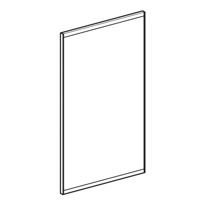 Geberit Miroir lumineux Option Plus 40x70 cm, alu anodisé, éclairage dir./ind.
