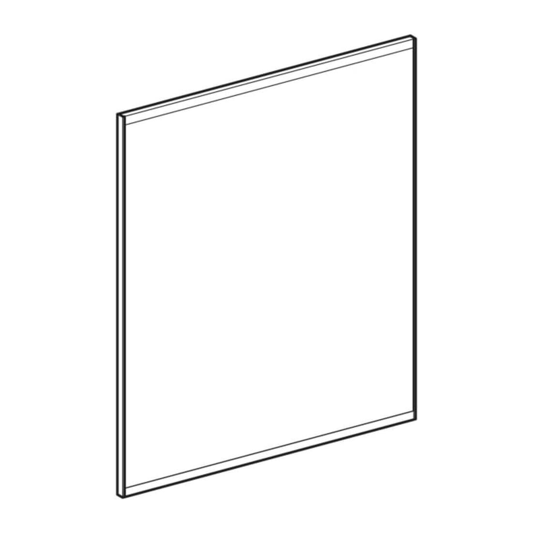 Geberit Miroir lumineux Option Plus 60x70 cm, alu anodisé, éclairage dir./ind.