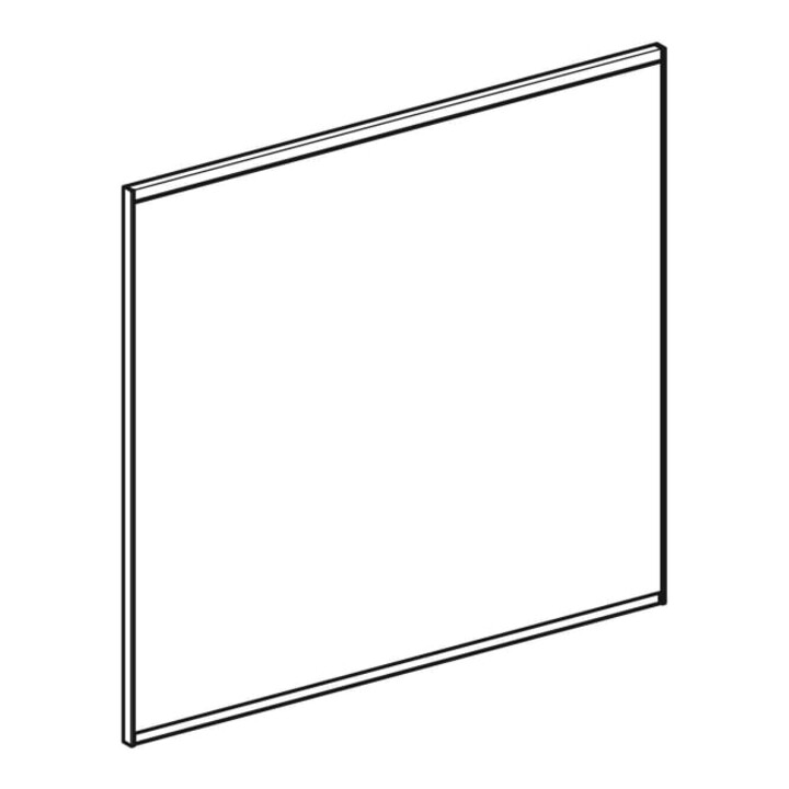 Geberit Miroir lumineux Option Plus 75x70cm, s m/Al el, éclairage dir./ind.