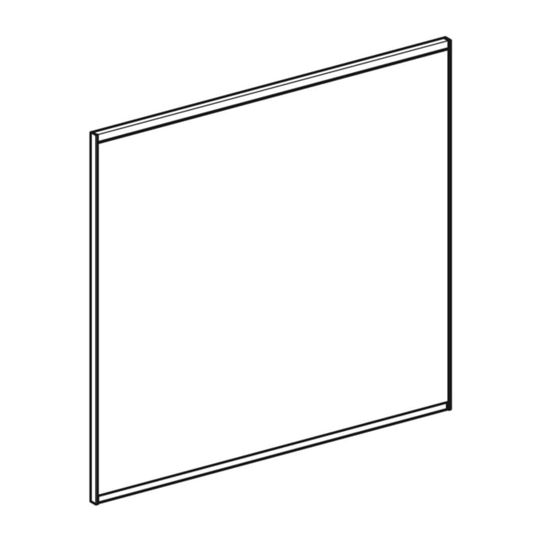 Geberit Miroir lumineux Option Plus 75x70cm, s m/Al el, éclairage dir./ind.