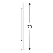 Geberit Miroir lumineux Option Plus 75x70cm, s m/Al el, éclairage dir./ind.-4