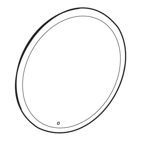 Geberit Miroir lumineux Option Round d= 50 cm, éclairage direct/indirect