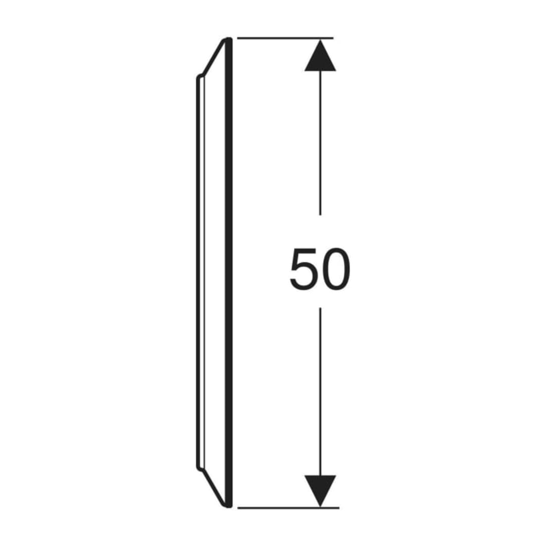 Geberit Miroir lumineux Option Round d= 50 cm, éclairage direct/indirect