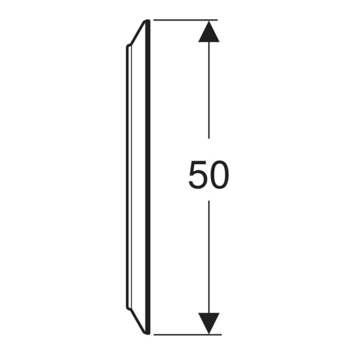Geberit Miroir lumineux Option Round d= 50 cm, éclairage direct/indirect