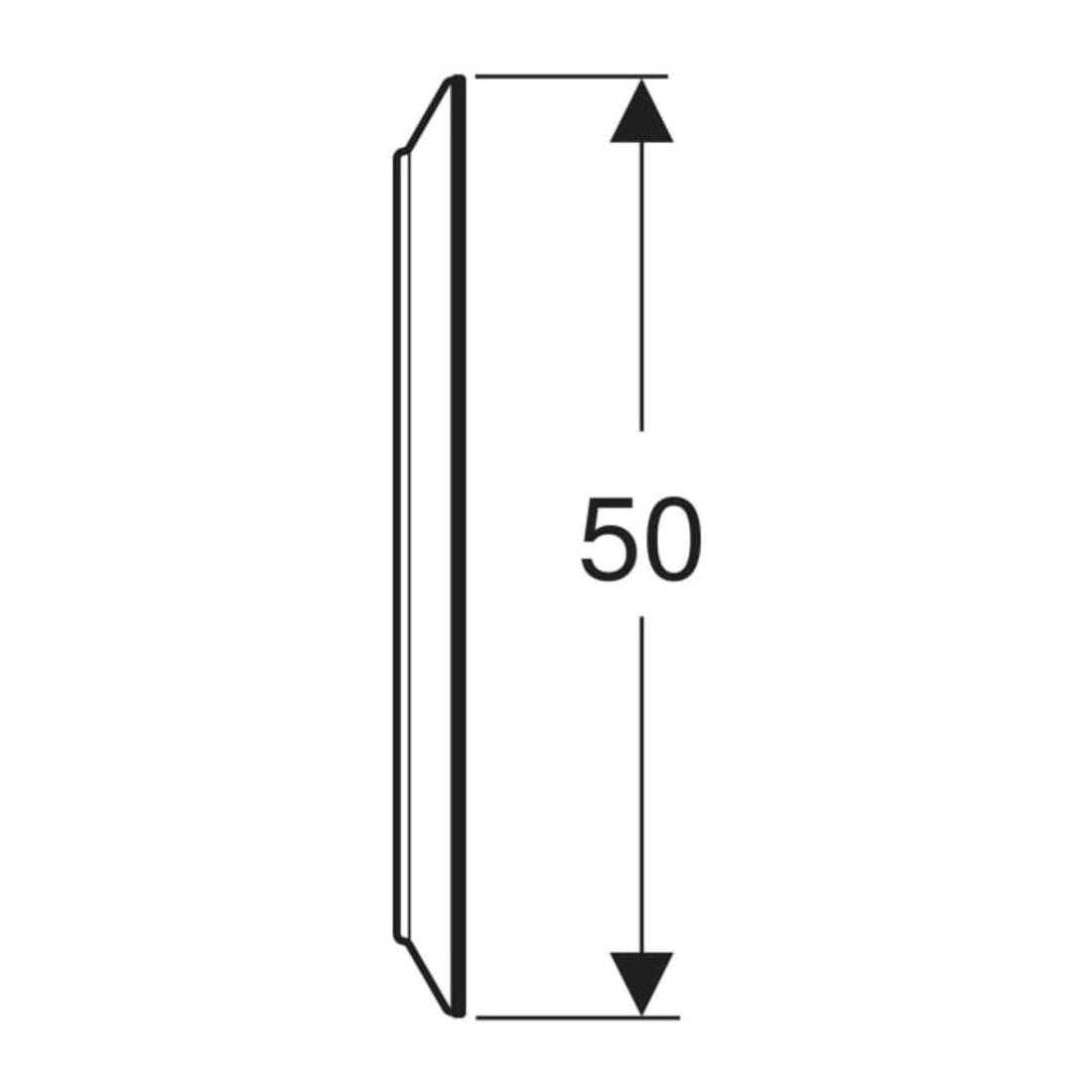 Geberit Miroir lumineux Option Round d= 50 cm, éclairage direct/indirect