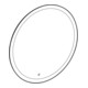 Geberit Miroir lumineux Option Round d= 60 cm, éclairage direct/indirect