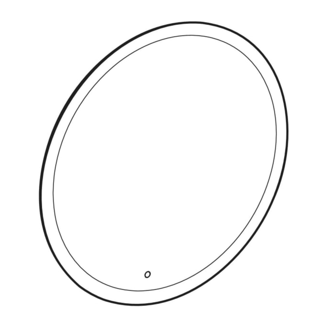 Geberit Miroir lumineux Option Round d= 60 cm, éclairage direct/indirect