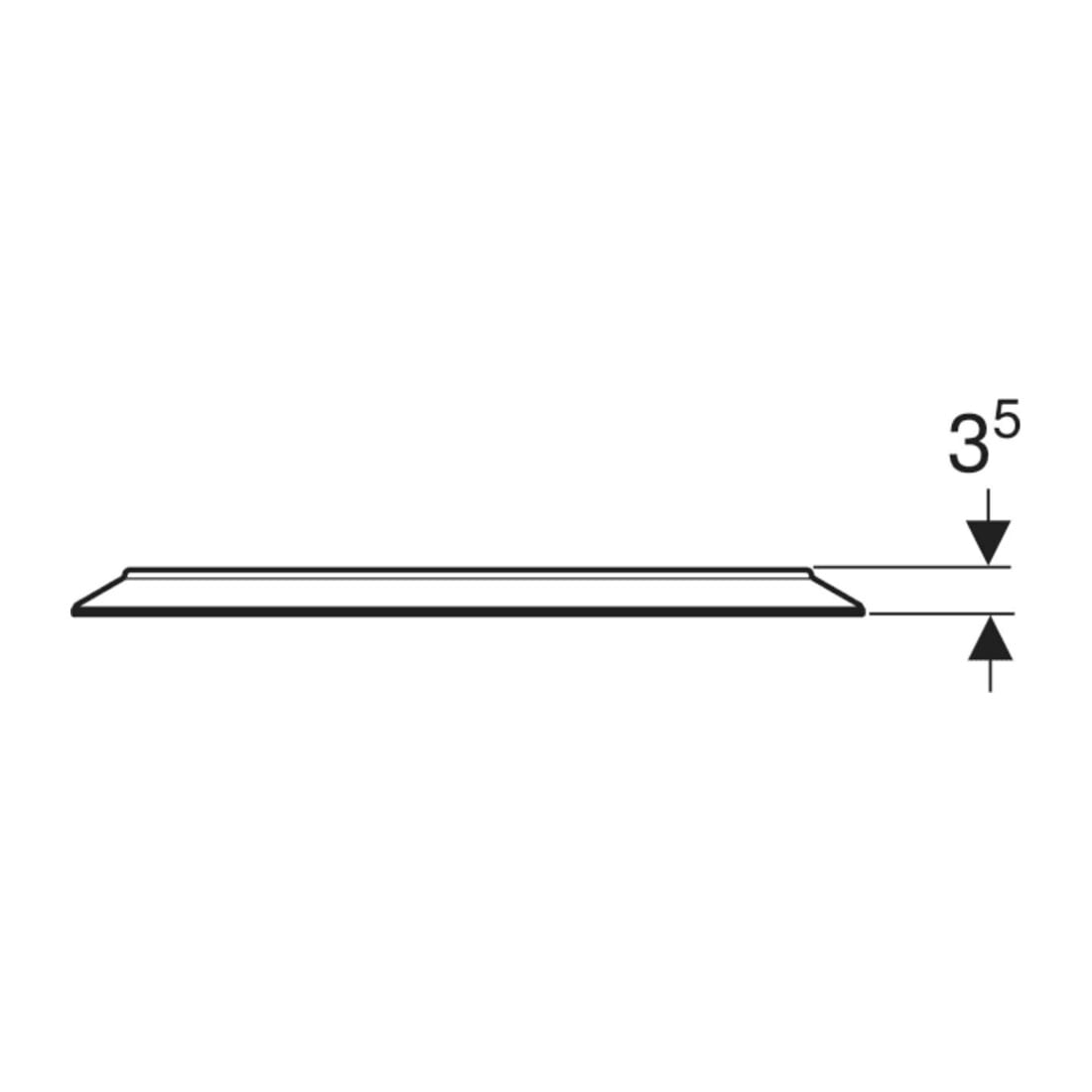 Geberit Miroir lumineux Option Round d= 60 cm, éclairage direct/indirect