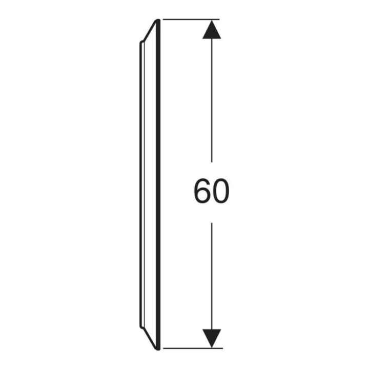 Geberit Miroir lumineux Option Round d= 60 cm, éclairage direct/indirect