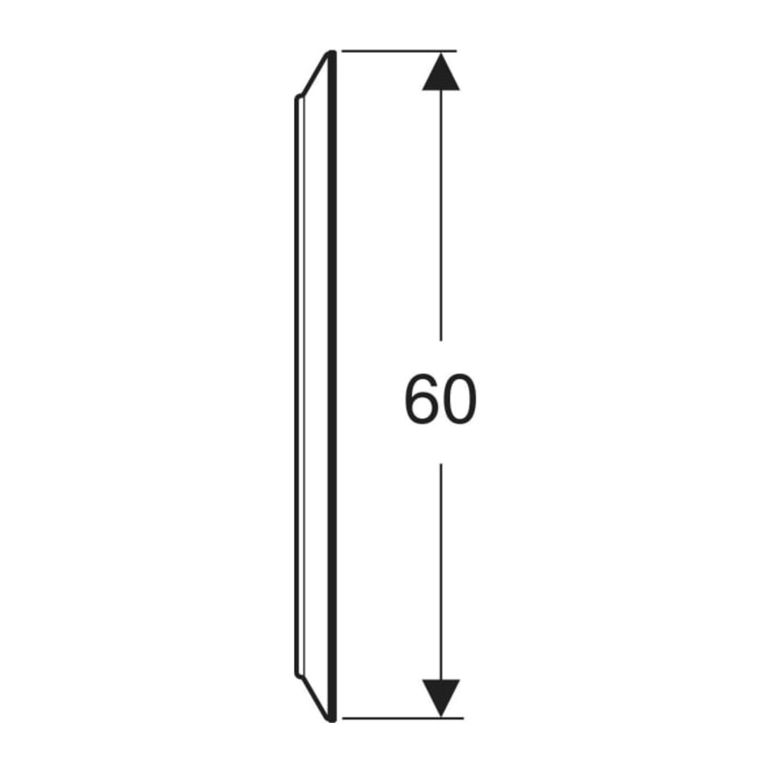 Geberit Miroir lumineux Option Round d= 60 cm, éclairage direct/indirect