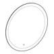 Geberit Miroir lumineux Option Round d= 75 cm, éclairage direct/indirect