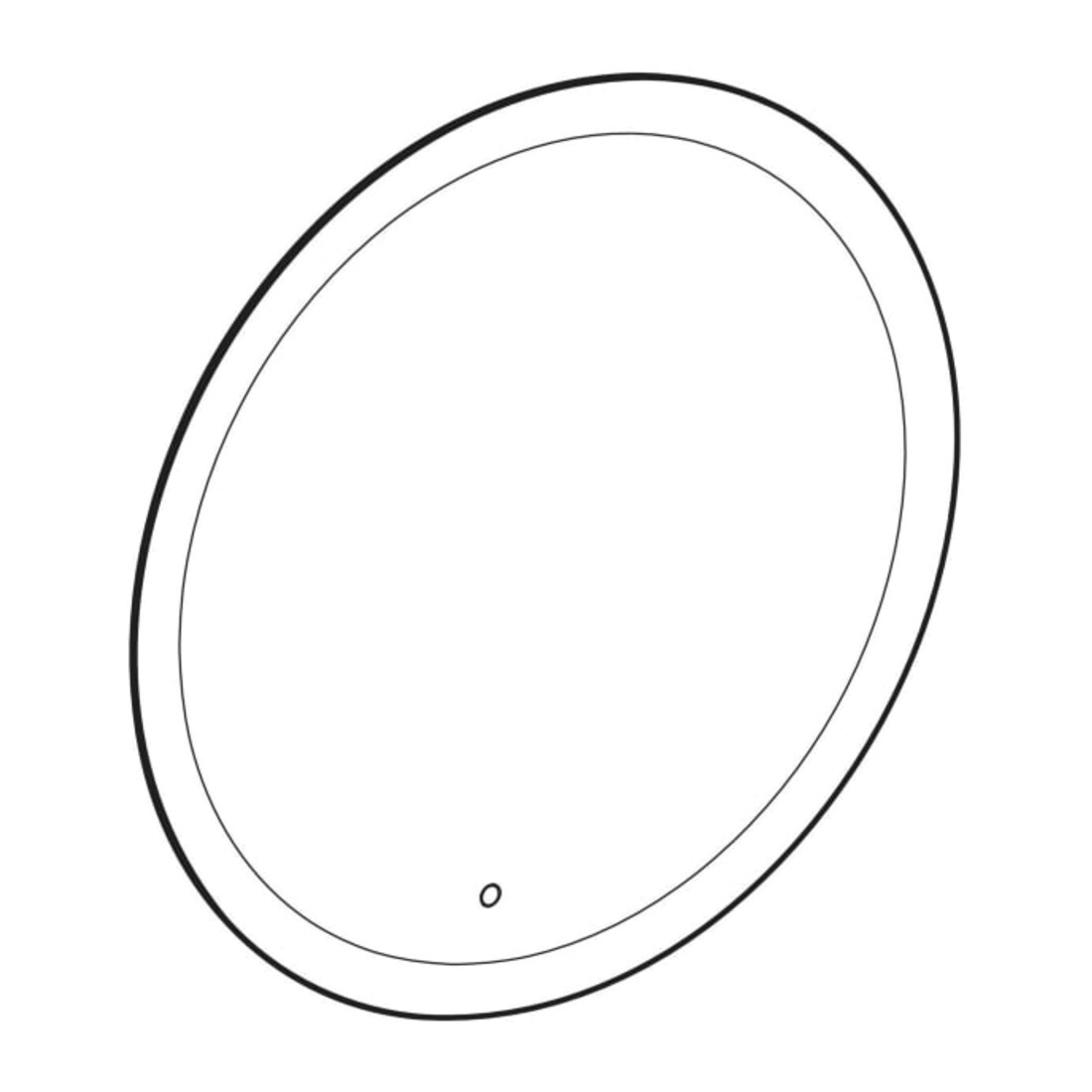 Geberit Miroir lumineux Option Round d= 75 cm, éclairage direct/indirect