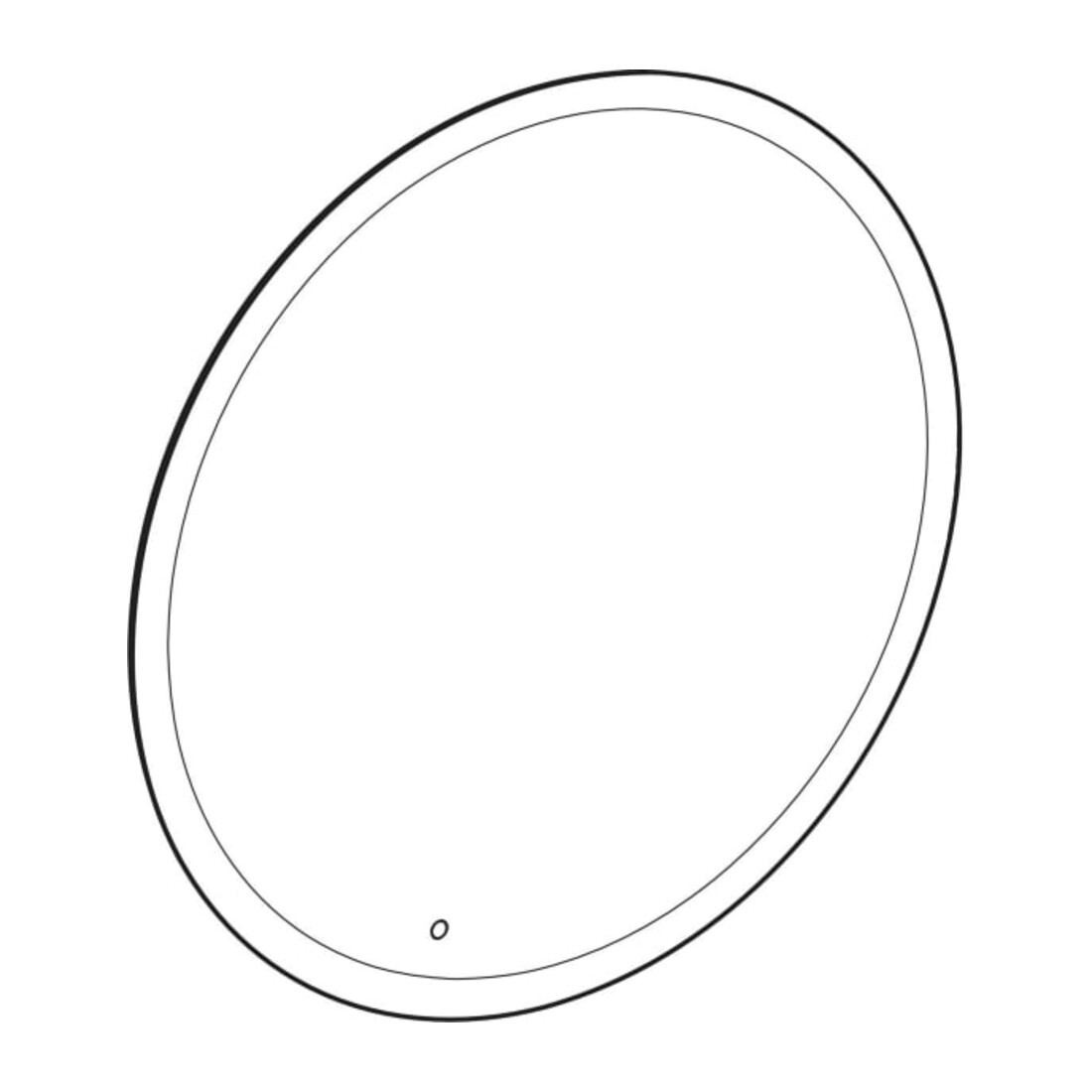 Geberit Miroir lumineux Option Round d= 90 cm, éclairage direct/indirect