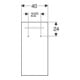 Geberit Miroir lumineux Renova Compact 40x80x3,5 cm-5