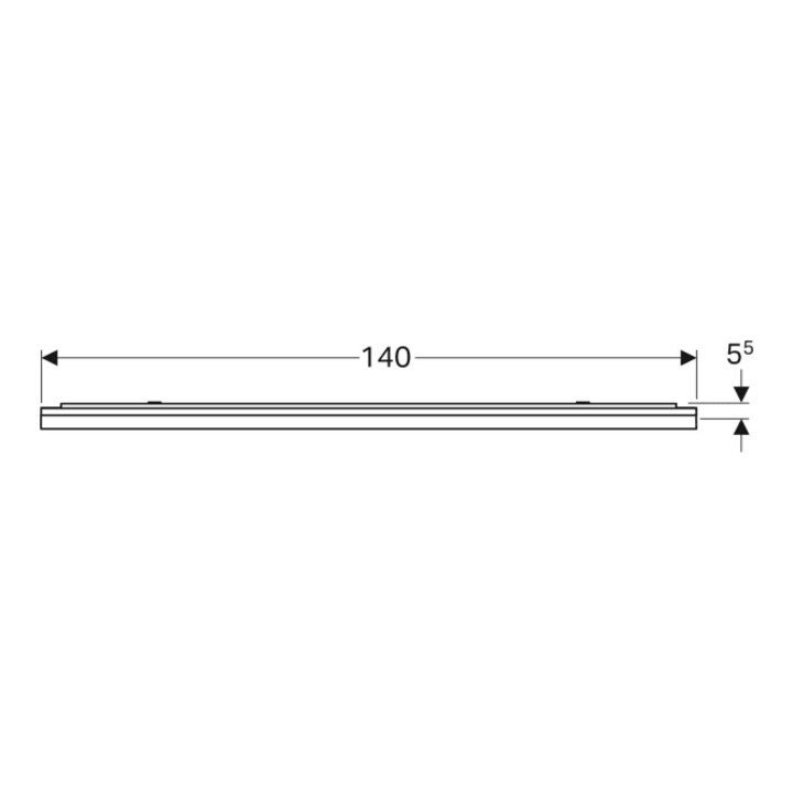 Geberit Miroir lumineux Xeno2 140x71x5,5 cm, LED, 230 V, 50 Hz, 98,6 W