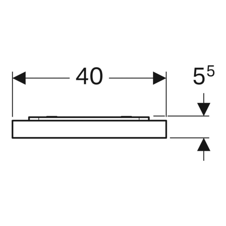 Geberit Miroir lumineux Xeno2 40x91x5,5 cm, LED, 230 V, 50 Hz, 9,4 W