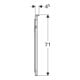 Geberit Miroir lumineux Xeno2 90x71x5,5 cm, LED, 230 V, 50 Hz, 72,7 W