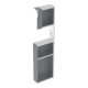 Geberit Module Sanitaire Monolith re f WT Aluminium brossé