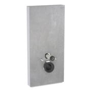 Geberit Module WC mural Monolith H 101 cm, béton gris, côté aluminium