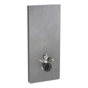 Geberit Module WC mural Monolith H 114 cm, anthracite, alu satiné chromé
