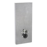 Geberit Module WC mural Monolith H 114 cm, béton gris, côté aluminium