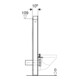 Geberit Module WC mural Monolith H 114 cm, béton gris, côté aluminium-5