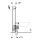 Geberit Module WC mural Monolith Plus H 101 cm, F ardoise, S. alu SW-chrome-2
