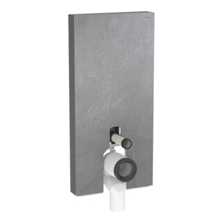 Geberit Module WC sur pied Monolith H 101 cm, Fr. Ardoise, S. Alu SW-chrome