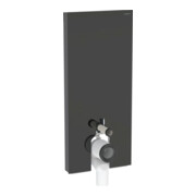 Geberit Module WC sur pied Monolith H 114 cm, céramique blanche, cadre alu chromé noir