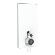 Geberit Module WC sur pied Monolith Plus H 101 cm, blanc brillant, côté aluminium