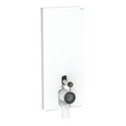Geberit Module WC sur pied Monolith Plus H 114 cm, blanc brillant, face aluminium