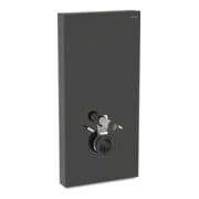 Geberit Module WC suspendu Monolith Plus H 101 cm, céramique blanche, cadre alu chromé mat