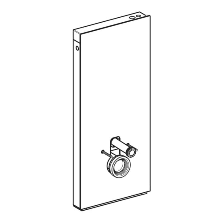 Geberit Module WC suspendu Monolith Plus H 114 cm, F ardoise, S. alu SW-chrome