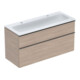 Geberit Möbel-Waschtischset iCon 120x63x48cm, we., Eiche, Griff lava matt-1