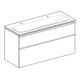 Geberit Möbel-Waschtischset iCon 120x63x48cm, we., sa hochgl., Gr. sa ma